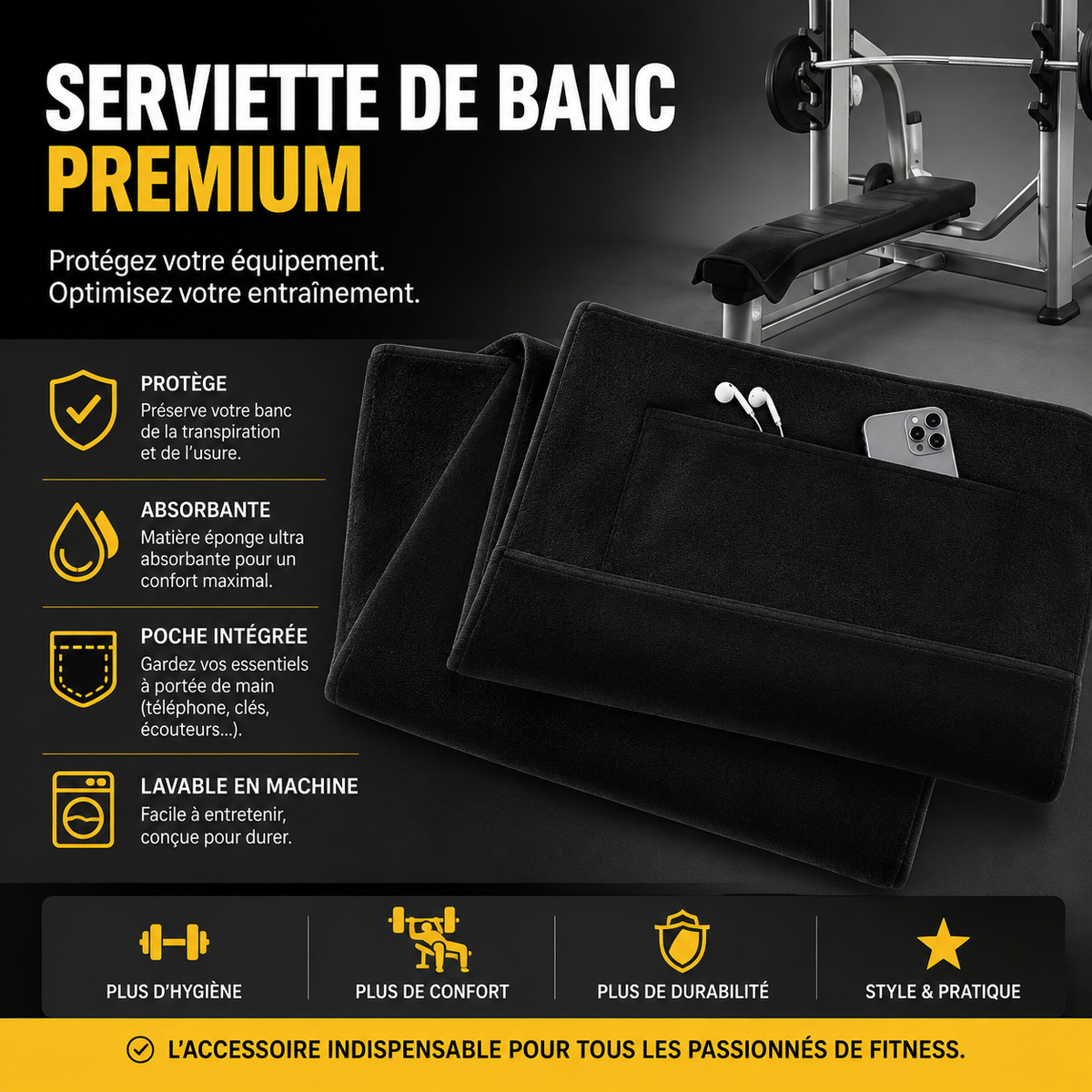 Serviette de sport